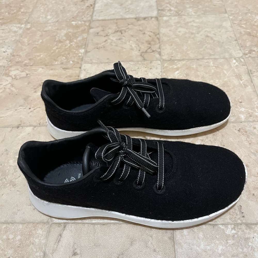 Groundies Relax Wool Shoes Size 40 Black